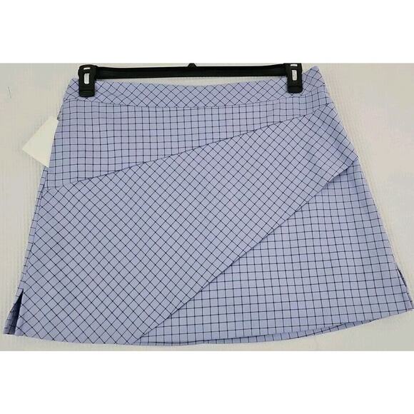 Lady Hagen ~Woman Size 14~ Purple Plaid Golf/Tennis Skort Skirt Pockets NWOT. - Picture 8 of 9